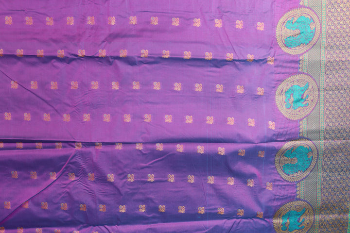 Trendy Blue Kanjipuram Saree