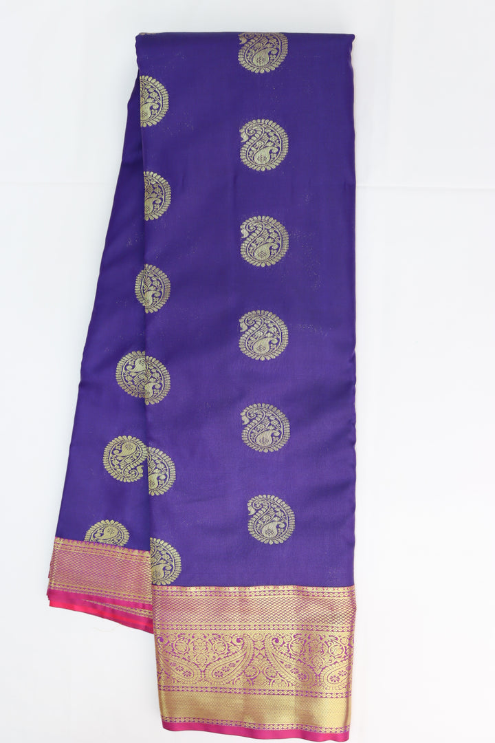 Elegant Purple Kanjipuram Saree