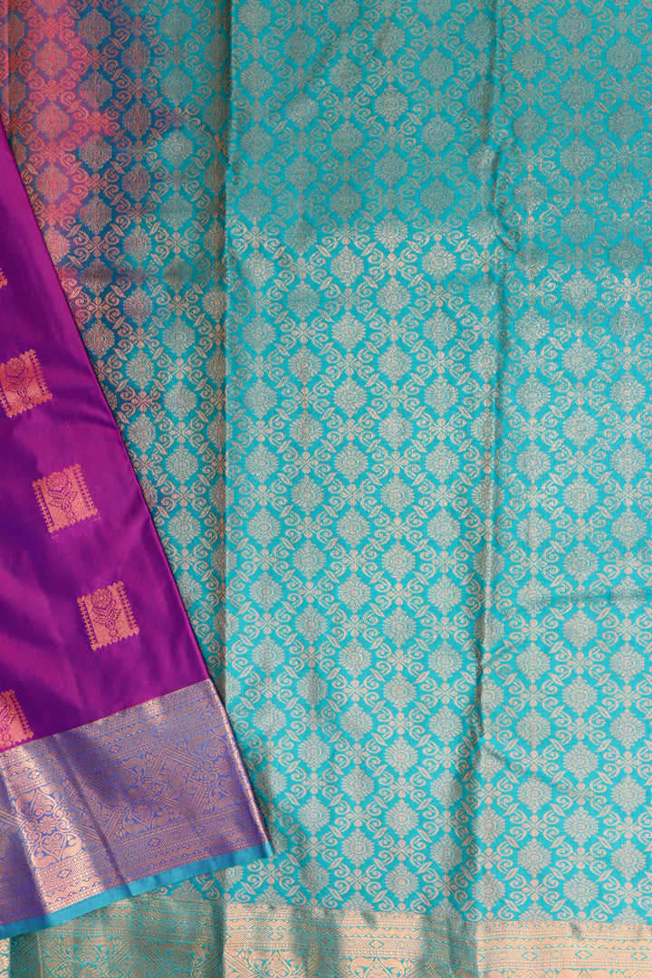 Elegant Dark Pink Kanjipuram Saree