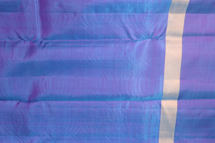 Royal Blue Pure Kanjipuram Saree