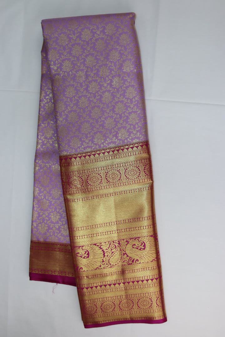 Royal Lavender Kanjipuram Saree