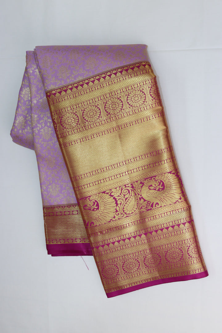 Royal Lavender Kanjipuram Saree