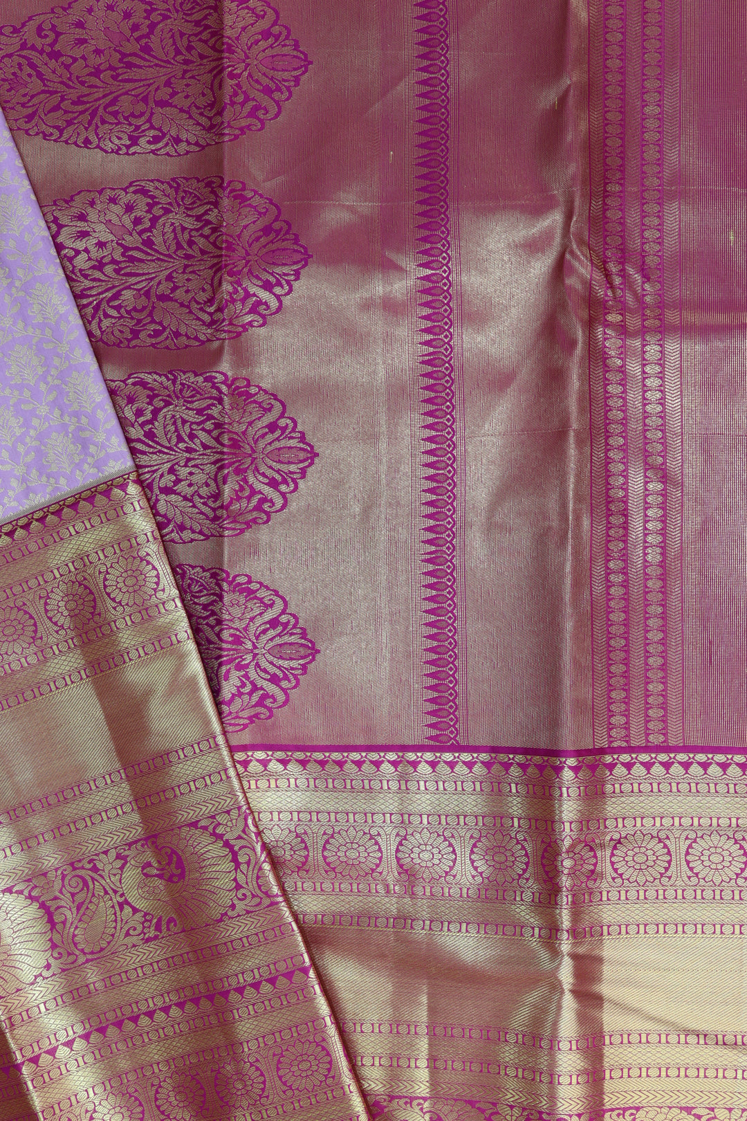 Royal Lavender Kanjipuram Saree