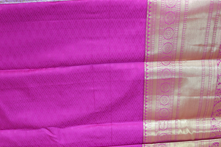 Royal Lavender Kanjipuram Saree