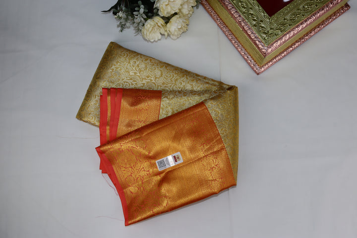 Exotic Gold Pure Kanjipuram Saree