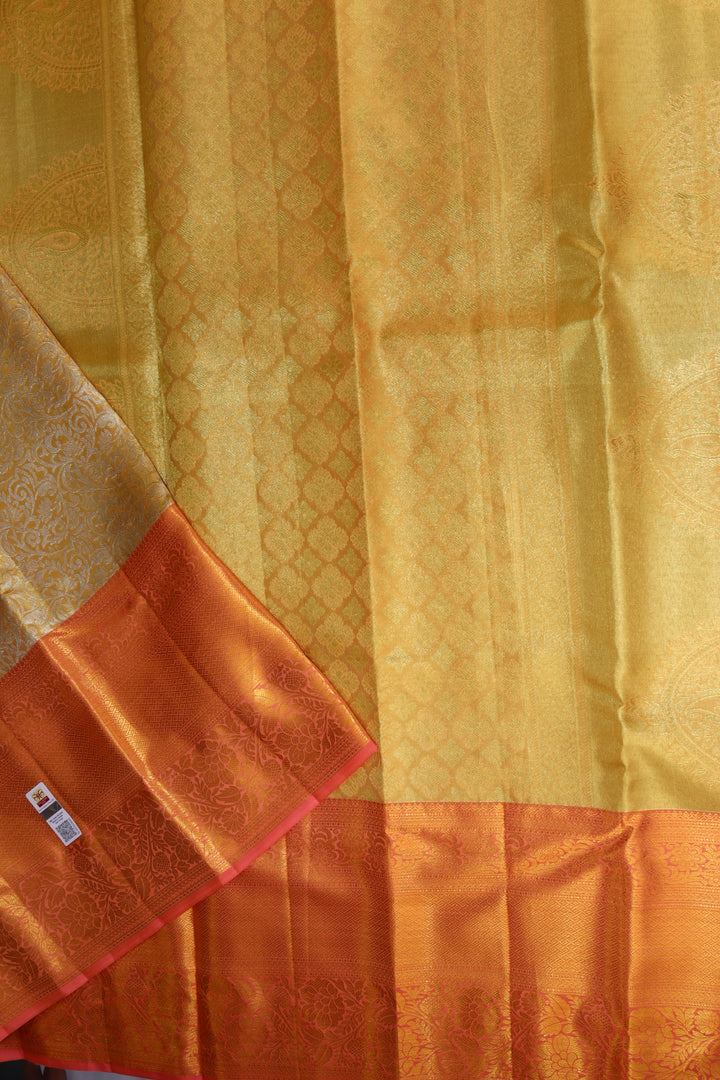 Exotic Gold Pure Kanjipuram Saree