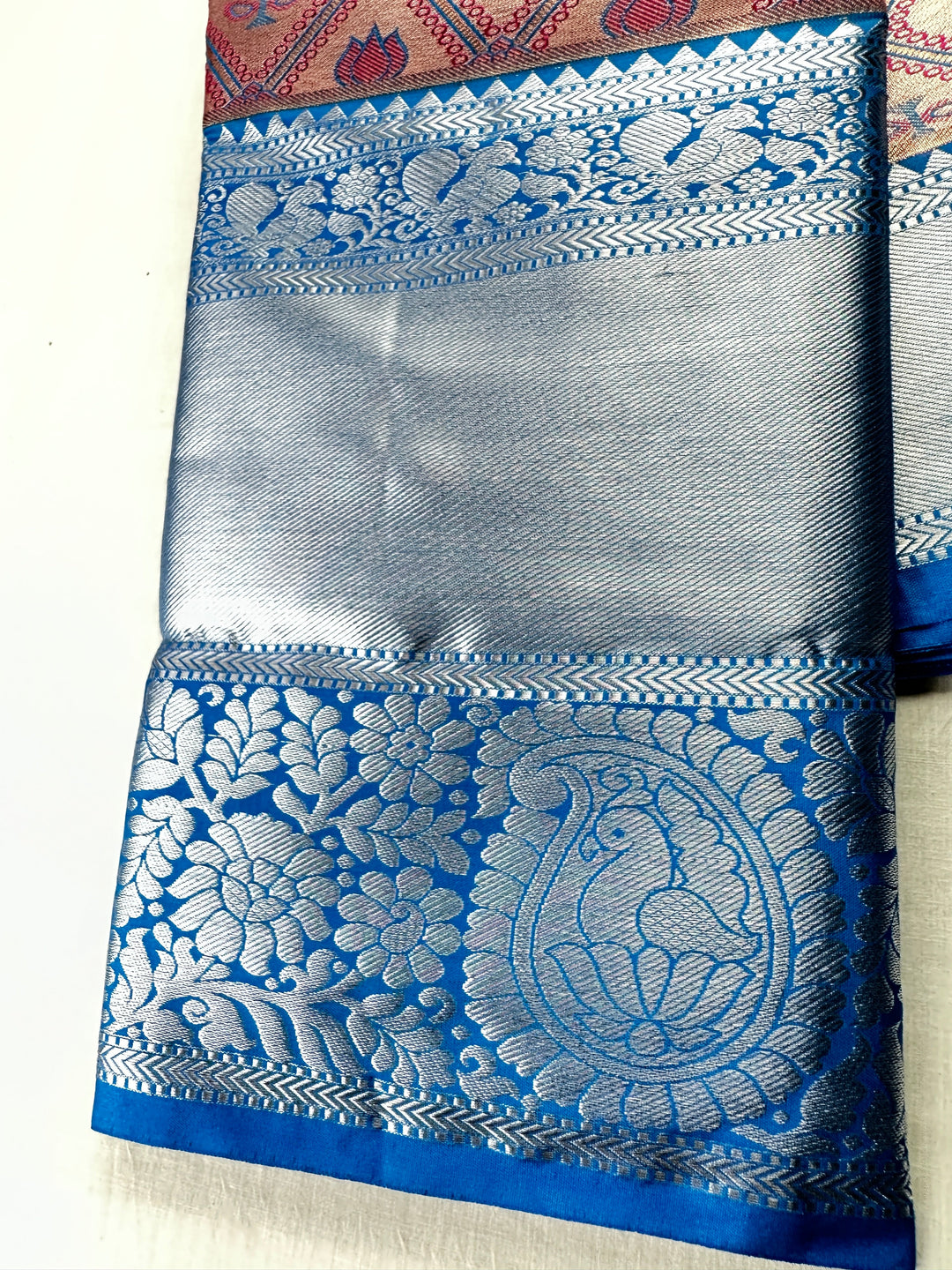 Exotic Baby Pink Kanjipuram Saree