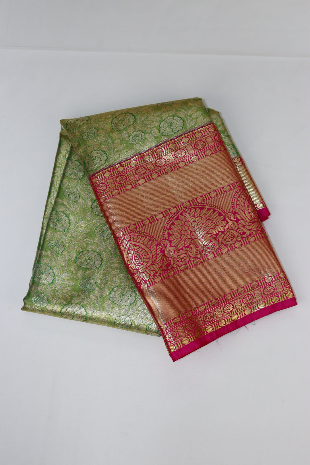 Elegant Green Kanjipuram Saree