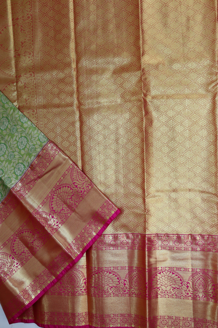 Elegant Green Kanjipuram Saree