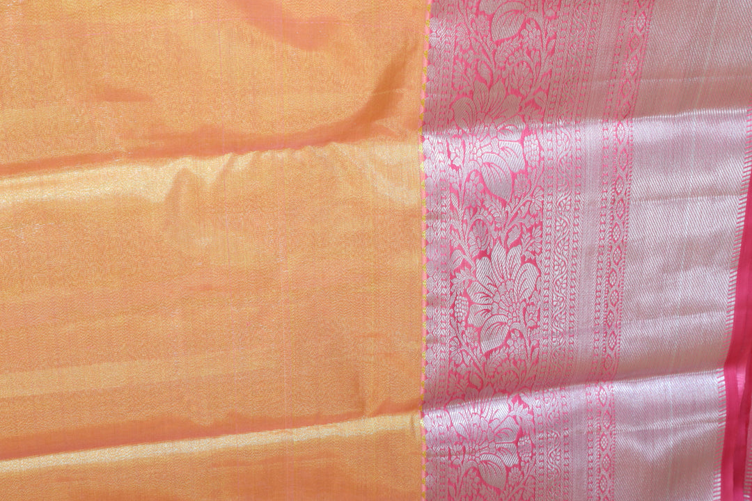 Graceful Yellow Kanjipuram Saree