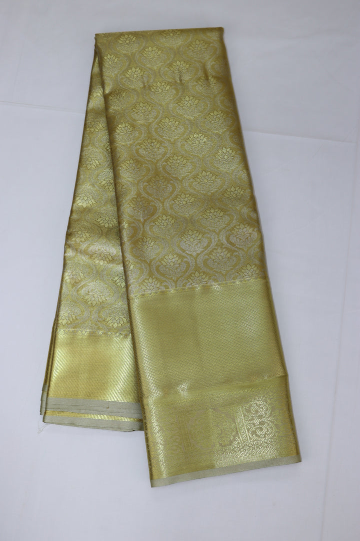 Luxurious Gold Kanjipuram Saree