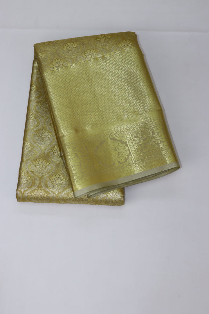 Luxurious Gold Kanjipuram Saree