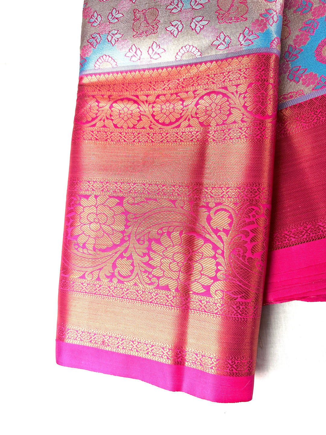 Timeless Multi-color Kanjipuram Silk Saree