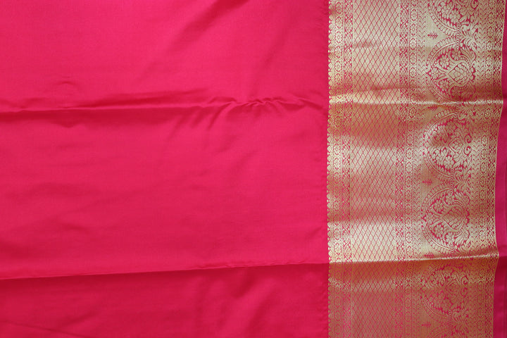 Stunning Peach Kanjipuram Saree