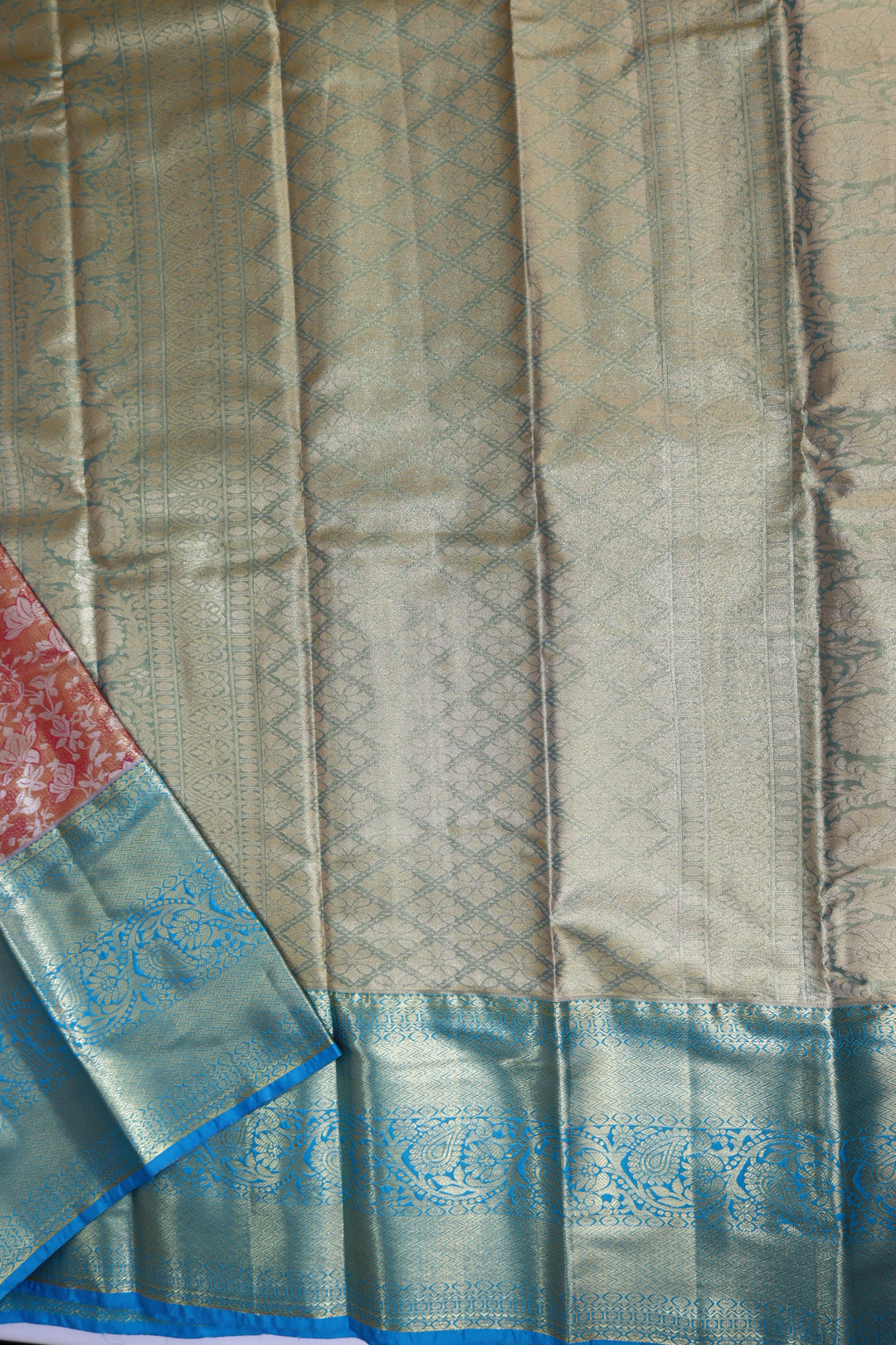 Opulent Orange Kanjipuram Saree