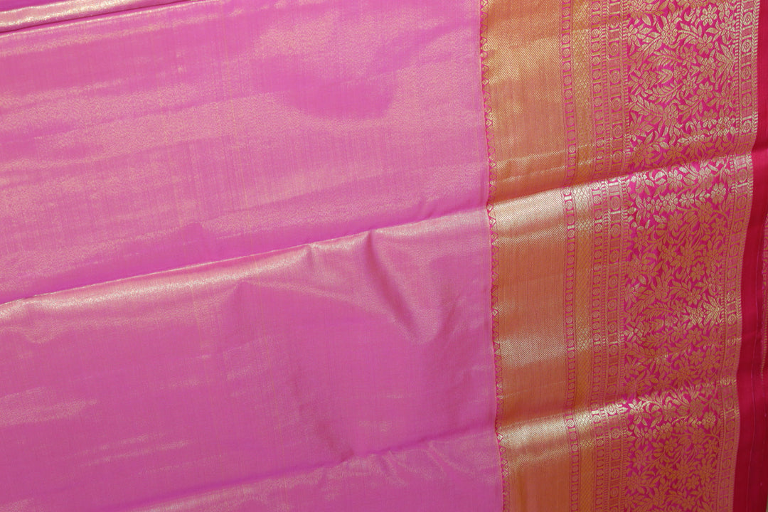 Rich Pink Kanjipuram Saree