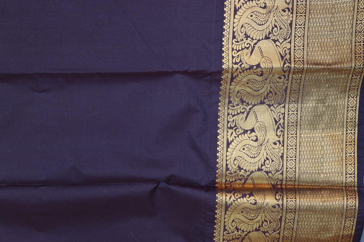 Elegant Rust Kanjipuram Saree