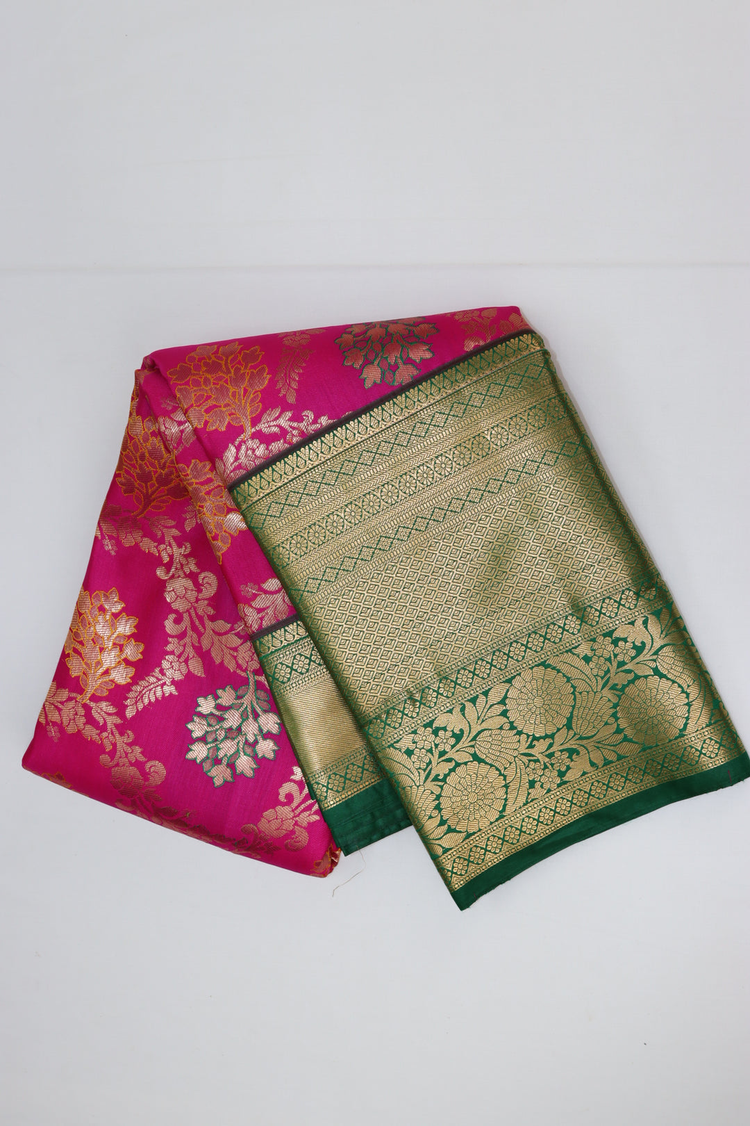 Elegant Pink Kanjipuram Saree