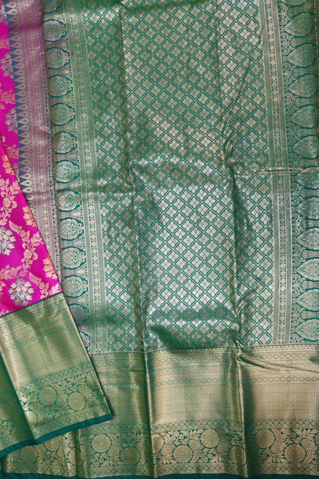 Elegant Pink Kanjipuram Saree