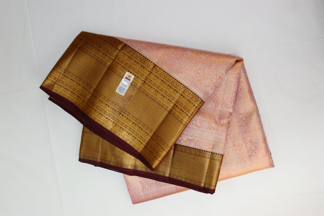 Classy Pastel Pure Kanjipuram Saree