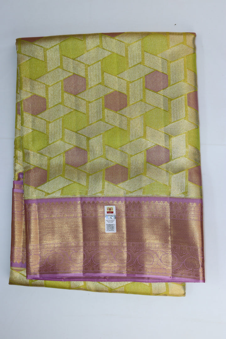 Amazing Multi-color Pure Kanjipuram Saree