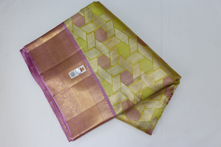 Amazing Multi-color Pure Kanjipuram Saree