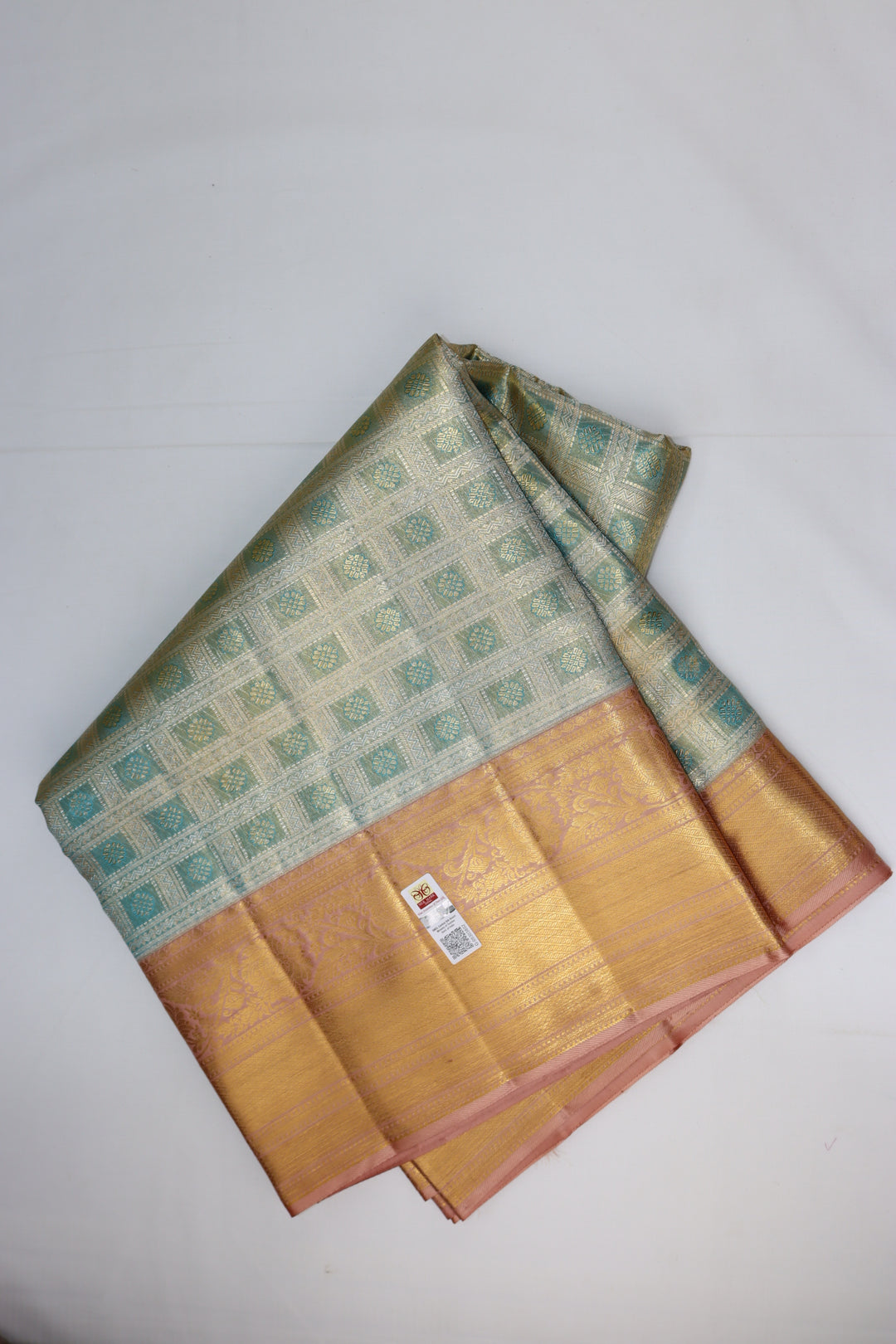 Exotic Pastel Pure Kanjipuram Saree