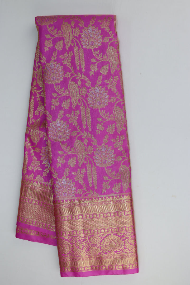 Amazing Pink Kanjipuram Saree