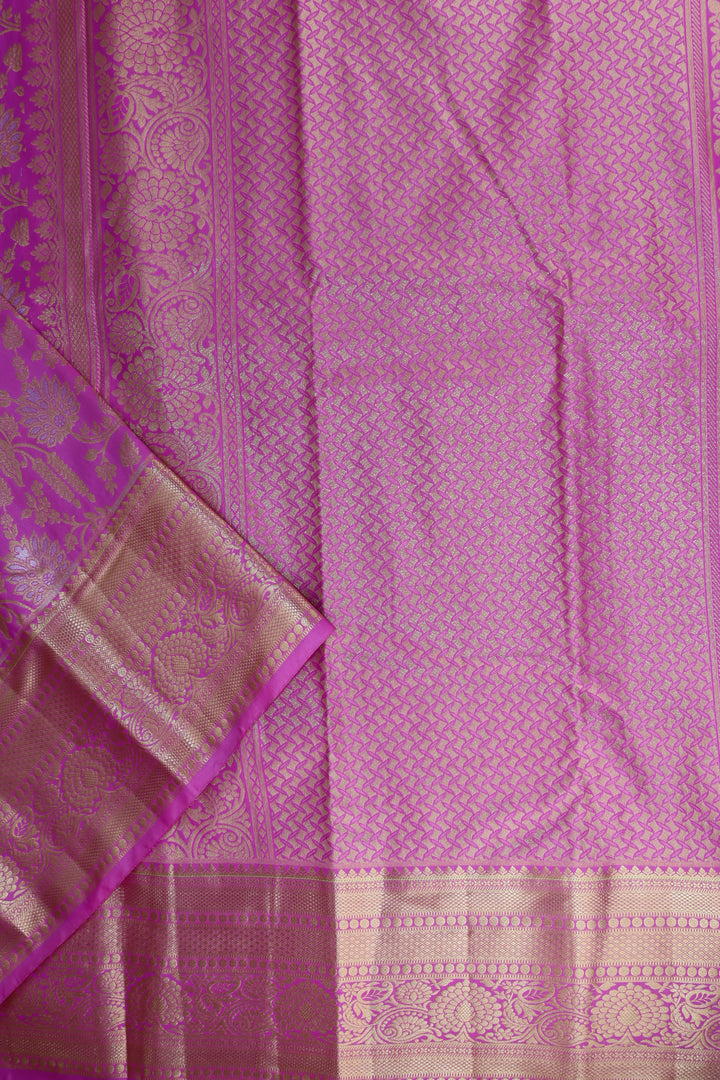 Amazing Pink Kanjipuram Saree