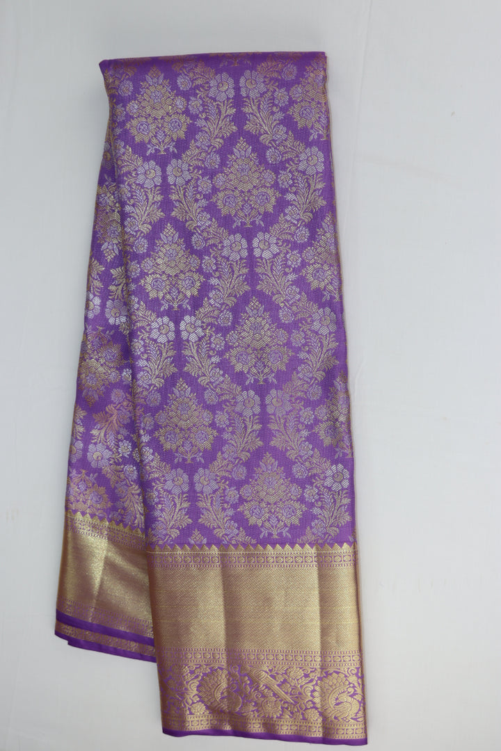 Royal Lavender Kanjipuram Saree