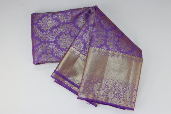 Royal Lavender Kanjipuram Saree