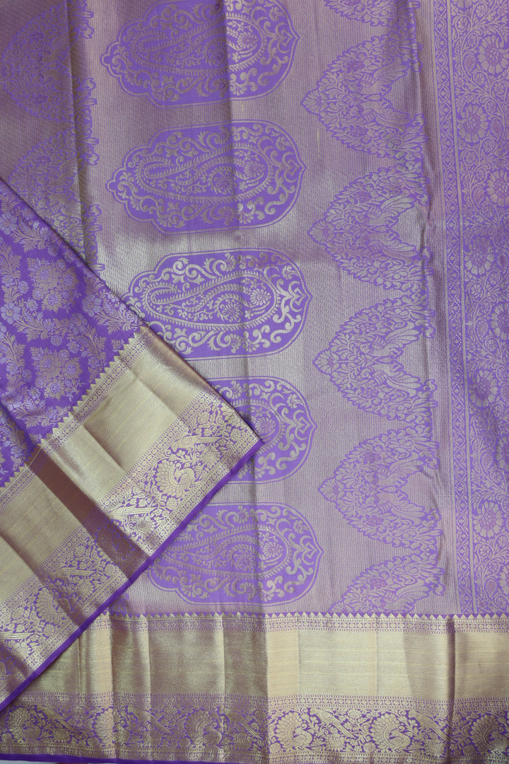 Royal Lavender Kanjipuram Saree