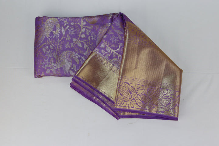 Royal Lavender Kanjipuram Saree