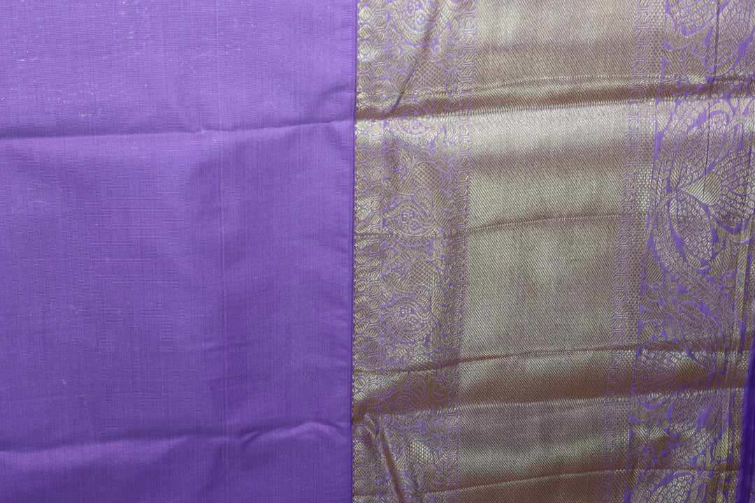 Trendy Lavender Kanjipuram Saree