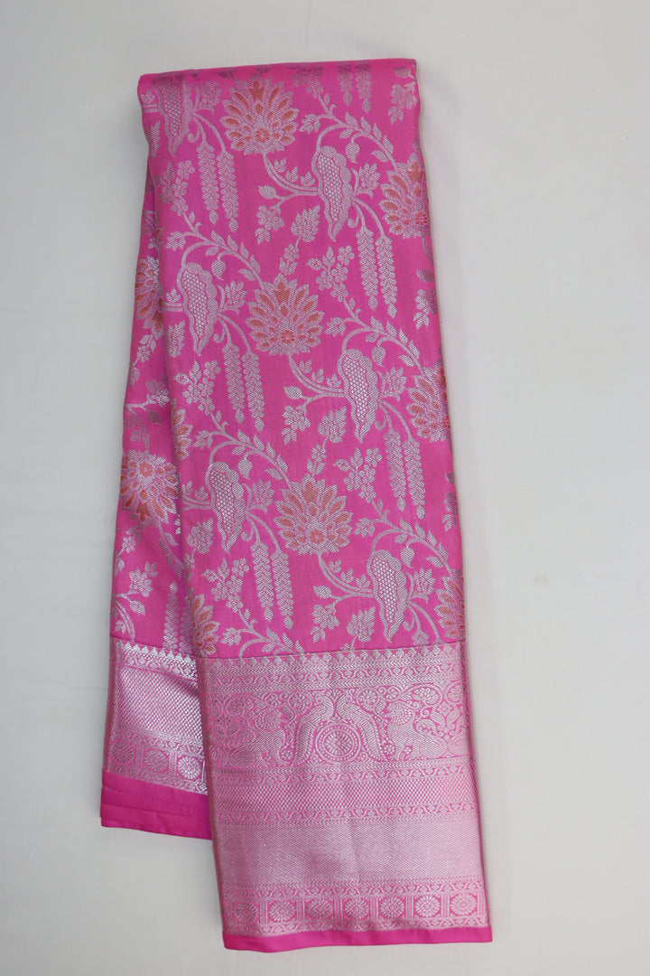 Classic Pink Kanjipuram Saree