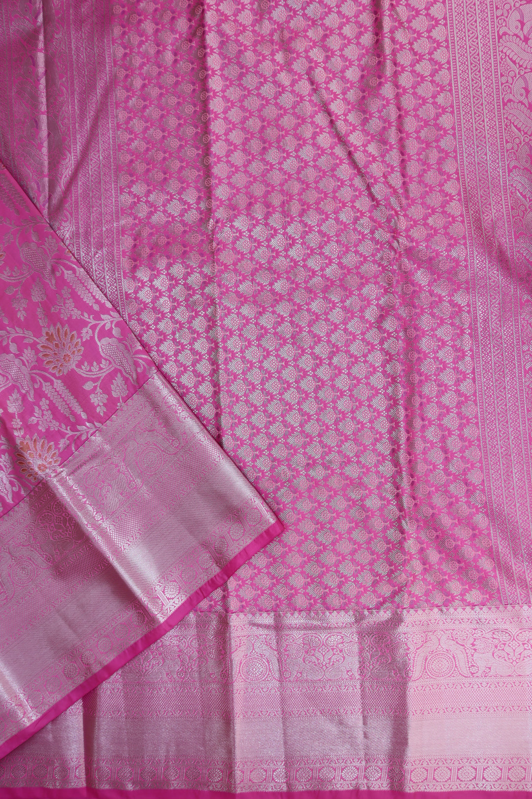 Classic Pink Kanjipuram Saree