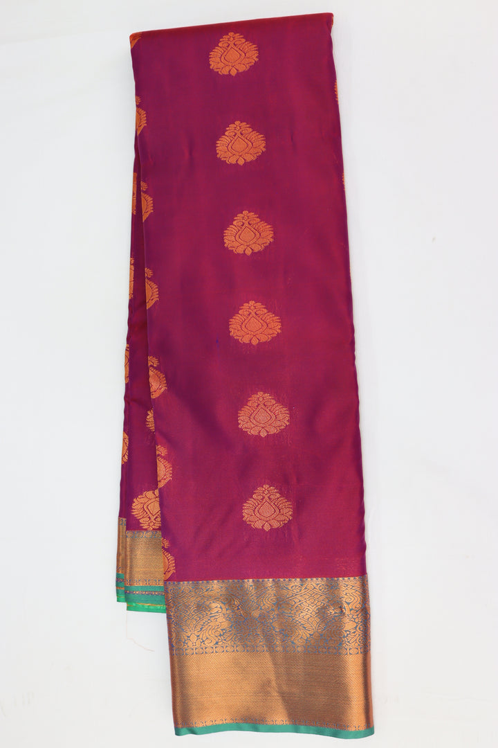 Amazing Dark Pink Kanjipuram Saree