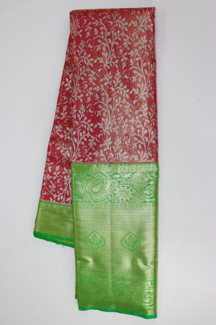 Classic Pink Kanjipuram Saree