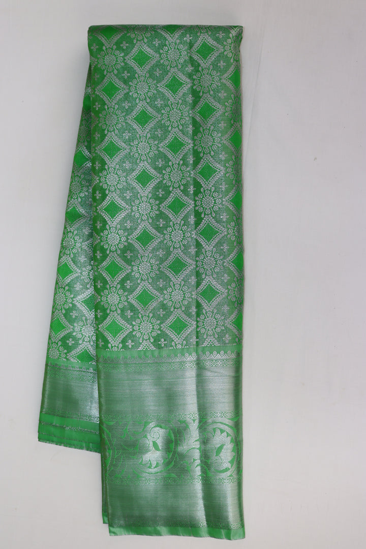 Beautiful Pastel Green Kanjipuram Saree