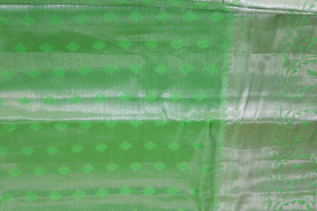 Beautiful Pastel Green Kanjipuram Saree