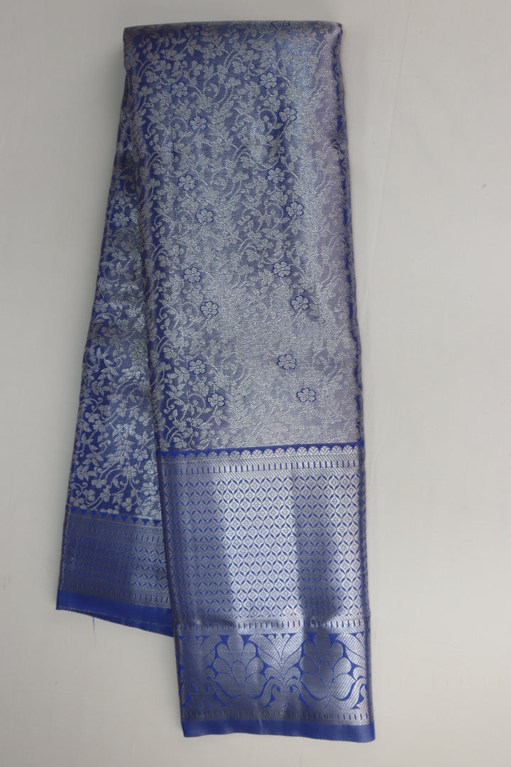 Amazing Pastel Blue Kanjipuram Saree