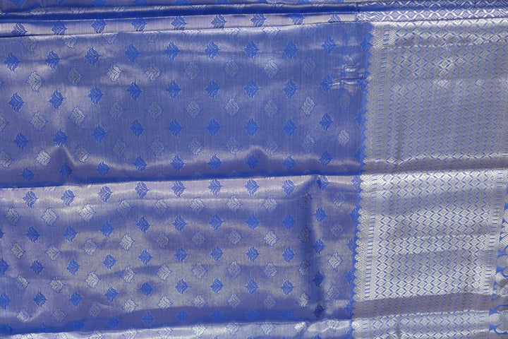 Amazing Pastel Blue Kanjipuram Saree