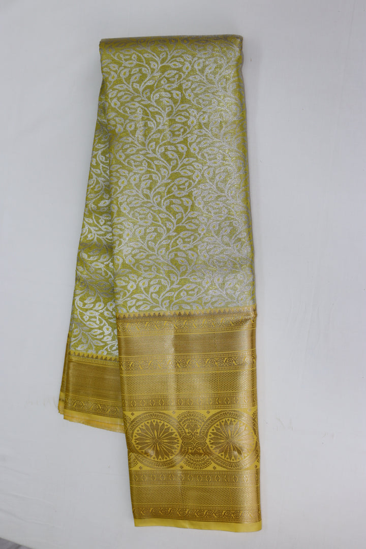 Amazing Gold Kanjipuram Saree