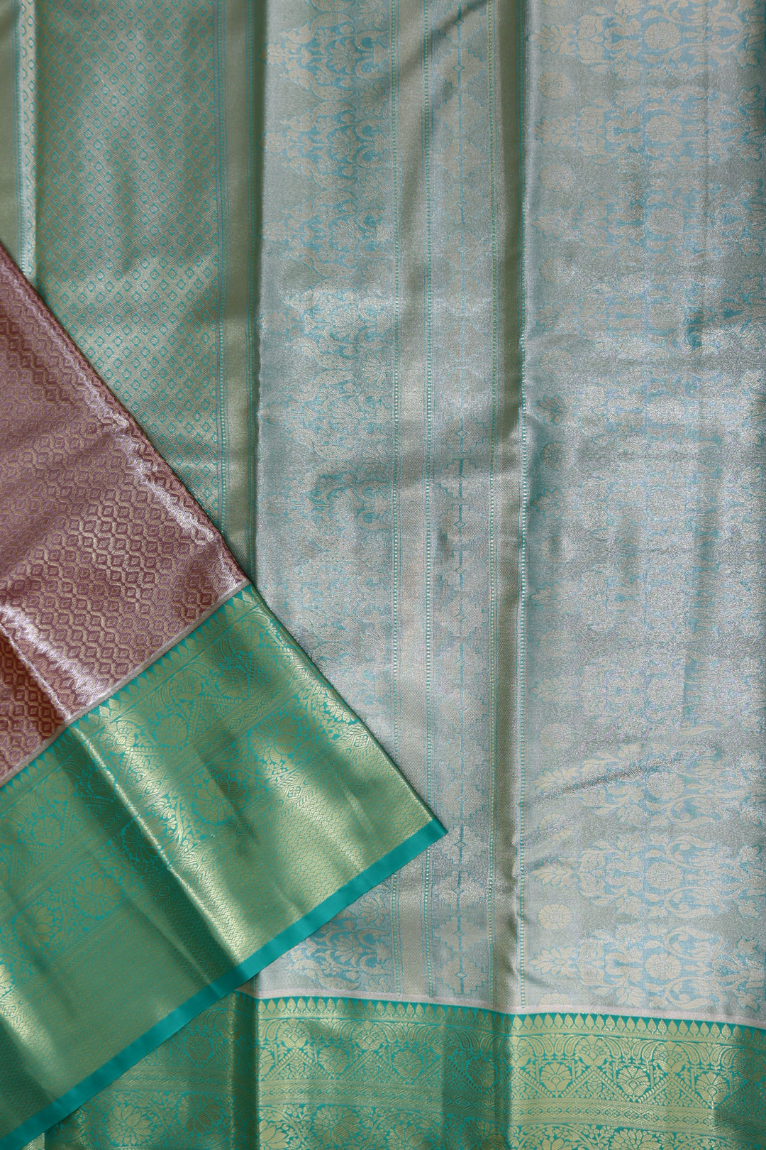 Stunning Pastel  Kanjipuram Saree