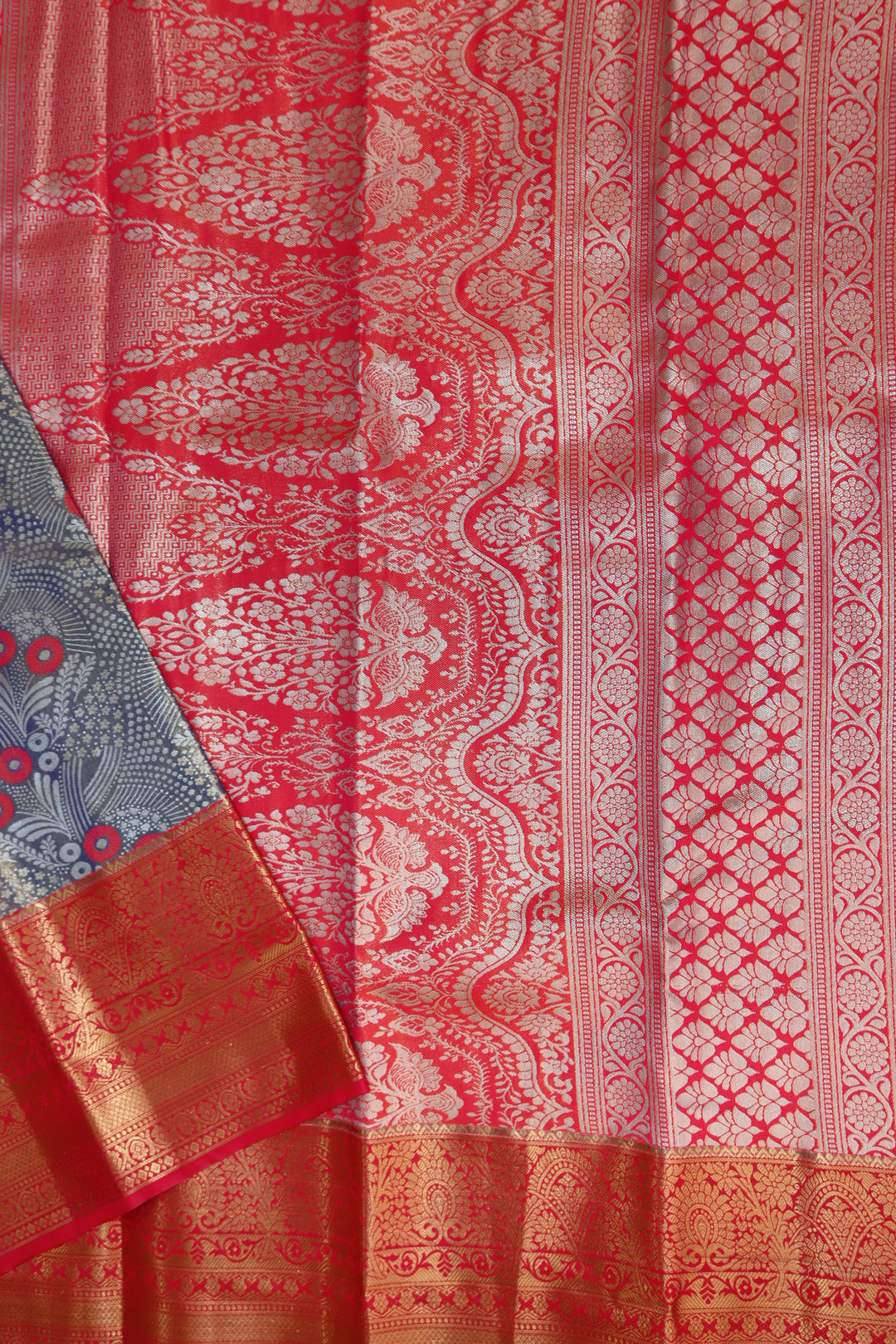 Classy Multi-color Kanjipuram Saree