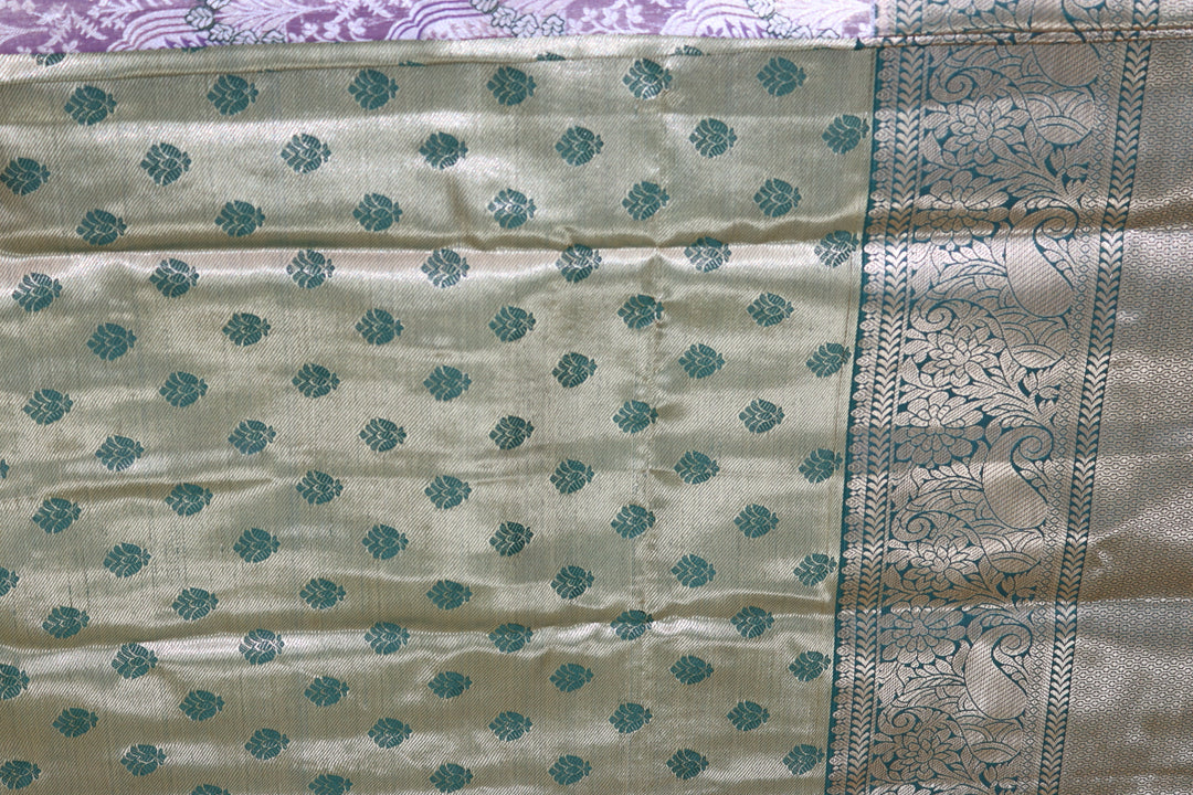 Vibrant Brown Kanjipuram Saree