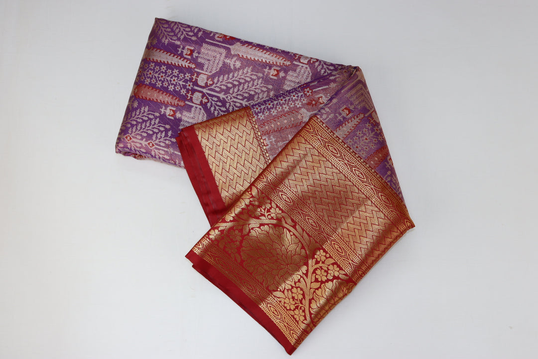 Classy Multi-color Kanjipuram Saree