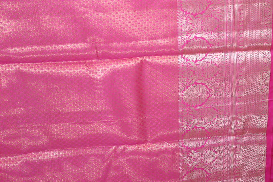 Traditional Cream Kanjipuram Saree