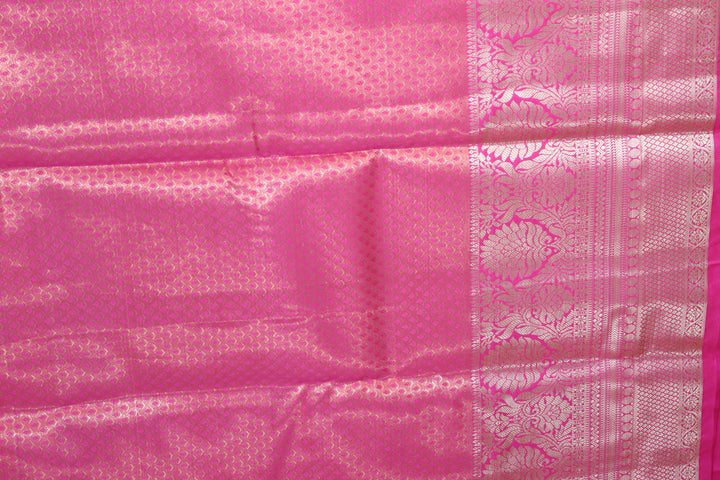 Traditional Cream Kanjipuram Saree