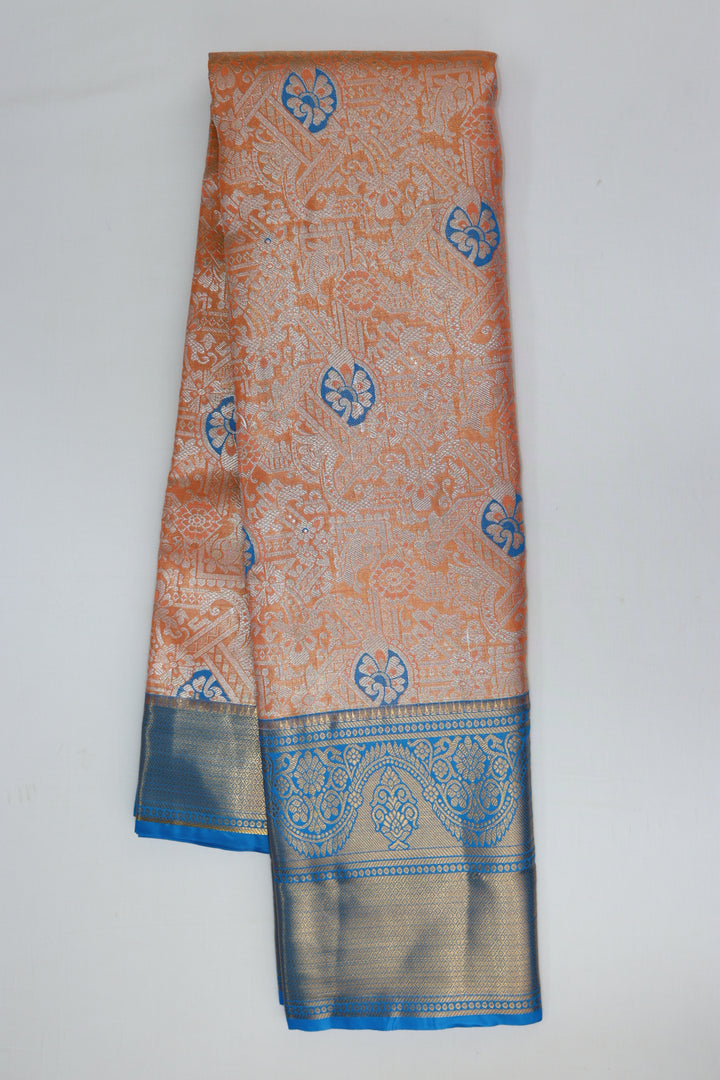 Classic  Multi-color Kanjipuram Saree